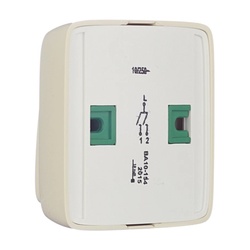 Выключатель о/у Alfa ВА10-154-01, 2 клавиши, с/инд, слоновая кость