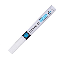 Маркер лаковый Topfort Industrial белый 4 мм