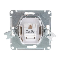 Розетка компьютерная RJ-45 с/у Atlasdesign ATN000283, 1 гнездо, бежевая