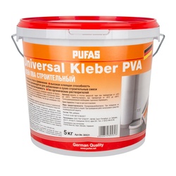 Клей ПВА Pufas Universal Kleber cтроительный (5 кг)