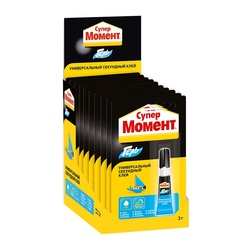 Гель Супер Момент на блистер-карте в шоу-боксе (З г)