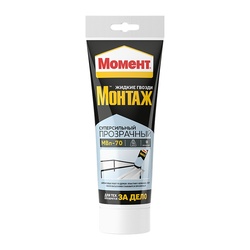 Клей Момент Монтаж Суперсильный прозрачный (185 г)