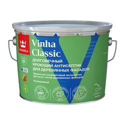Антисептик кроющий Tikkurila/Tikkivala Vinha Classic VC полуматовый (9 л)