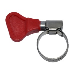 Хомут червячный для шлангов 20-32 мм, "с бабочкой" (2 шт)