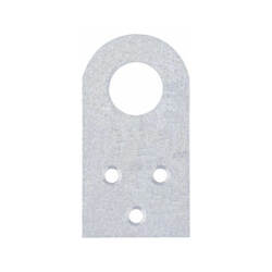 Проушина, 65х40 мм, d=15 мм, с порошковым покрытием