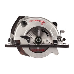 Пила циркулярная сетевая Интерскол ДП-190/1600М, 1,6кВт, d=190 мм, глубина пропила=65 мм