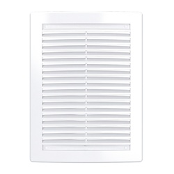 Решетка вентиляционная 150х200 мм, 1520РЦ, с москит. сеткой, пластик