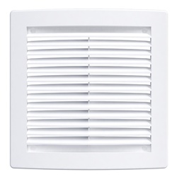 Решетка вентиляционная 200х200 мм, 2020РЦ, с москит. сеткой, пластик