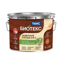 Антисептик Текс Bioteks состав 2в1 махагон (9 л)