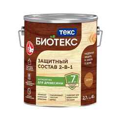 Антисептик Текс Bioteks состав 2в1 махагон (2,7 л)