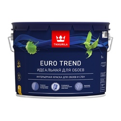 Краска для обоев и стен Tikkurila/Tikkivala Euro Trend А матовая (9 л)