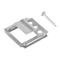 Кляймеры N6 с гвоздями, для крепления блок-хауса, вагонки (80 шт)