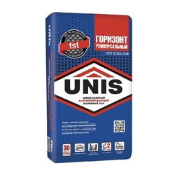 Наливной пол Unis Горизонт универсальный быстротвердеющий, 25 кг