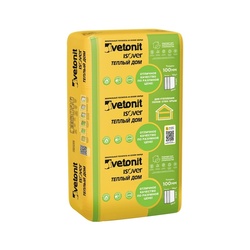 Утеплитель Isover Теплый Дом 1170х610х100мм, плита, 7 шт