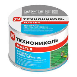 Лента-герметик самоклеящаяся Технониколь Никобенд, серебристый, 7,5см х 3м