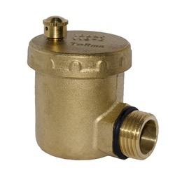 Воздухоотводчик автоматический 1/2" НР, t=110C, 10бар, угловое подключение