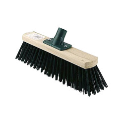 Щетка для пола деревянная с резьбой, жесткий ворс, 300 мм