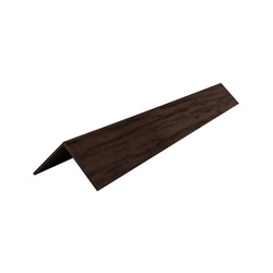 Угол отделочный из ПВХ ldeal, каштан 351, 2700х20х20 мм