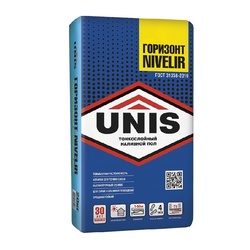 Наливной пол Unis Горизонт Nivelir финишный, 20 кг