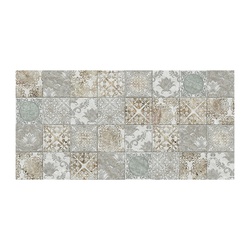 Декор настенный Березакерамика Рамина, серый, 500х250х8 мм