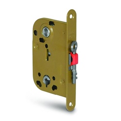 Полотно дверное OLOVI ламинир. Миланский Орех 800х2000мм со стеклом L2 с замком