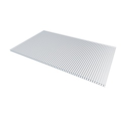 Поликарбонат сотовый прозрачный 6 мм 2100х6000 мм