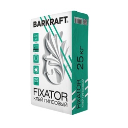 Клей Barkraft Fixator гипсовый, 25 кг