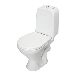 Унитаз-компакт Sanita Самарский стандарт, косой выпуск, 640х350х805 мм