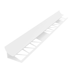 Уголок внутр. под плитку, пластик, белый (2,5 м х 9-10 мм)
