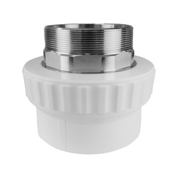 Муфта комбинированная Valfex латунная резьба (под ключ) 50х1 1/2&quot; НР