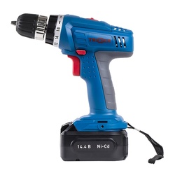 Дрель-шуруповерт Trigger 20002, 2 аккумулятора (1,5Ач), 10 мм, 14,4V, кейс