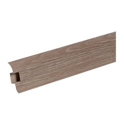 Плинтус Ideal Комфорт, с кабель-каналом, дуб кофейный, 55 мм (2,5 м)