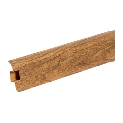 Плинтус Ideal Комфорт, с кабель-каналом, мербау, 55 мм (2,5 м)