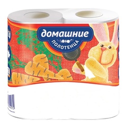 Полотенца бумажные, 2-х слойные (2 рулона)