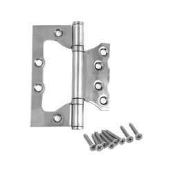 Петля накладная "бабочка", 100х75х2,5мм, хром