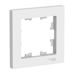 Рамка 1-постовая AtlasDesign ATN000101, белая