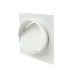 Соединитель Наш Вент 2521, d=125 мм, с обратным клапаном и пластиной