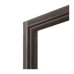 Брус коробочный Olovi, экошпон, с уплотнителем, дуб графит, б/ф (26х70х2050 мм)