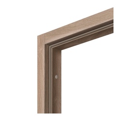 Коробка дверная Olovi, экошпон, однопол., с уплотн., дуб шале, б/ф, 28х70 мм