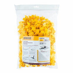 Зажим СВП (флажок) Biber 88634 1 мм (500 шт.)