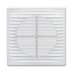 Решетка вентиляционная вытяжная 1515П, 150х150мм, пластик