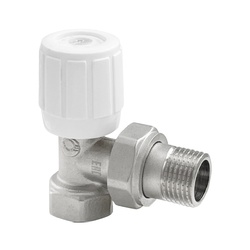 Клапан ручной регулировки для радиатора, угловой, 1/2"