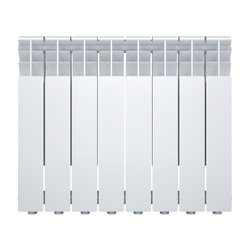 Радиатор алюминиевый Oasis Eco, 500х80 мм, 8 секций