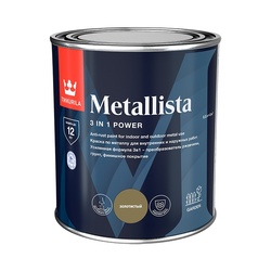 Краска по ржавчине Tikkurila/Tikkivala Metallista золотистая(0,8 л)