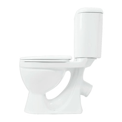 Унитаз-компакт Sanita Стандарт комфорт, косой выпуск, 620x370х780 мм