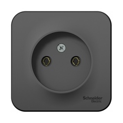 Розетка о/у Blanca BLNRA000116, 1 гнездо, б/з, антрацит