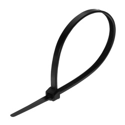 Хомут-стяжка Biber 123620 нейлоновый, черный, 3,6х200 мм (уп.100 шт.)