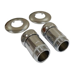 Соединение для п/сушит. прямое, с отражателем 1"x1" В/Н, 2 шт.