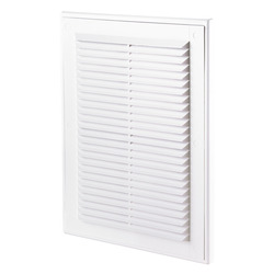 Решетка разъемная НашВент 251х182 мм МВ 125с, с москитной сеткой