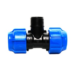 Тройник Spektr компрессионный, комбинированный PN16 НР 32х3/4"